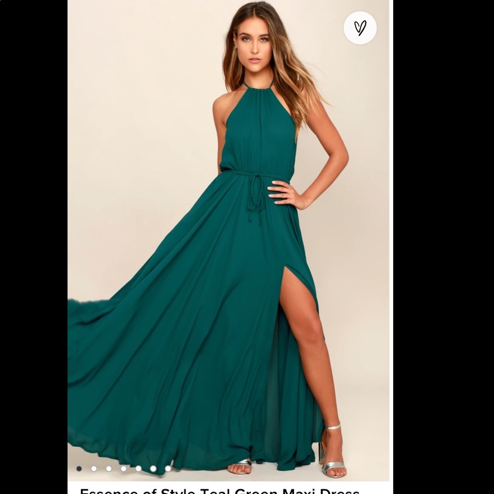 Green lulus dress